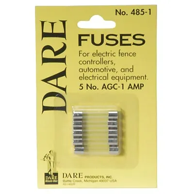 1 Amp Fuses, 5 pk