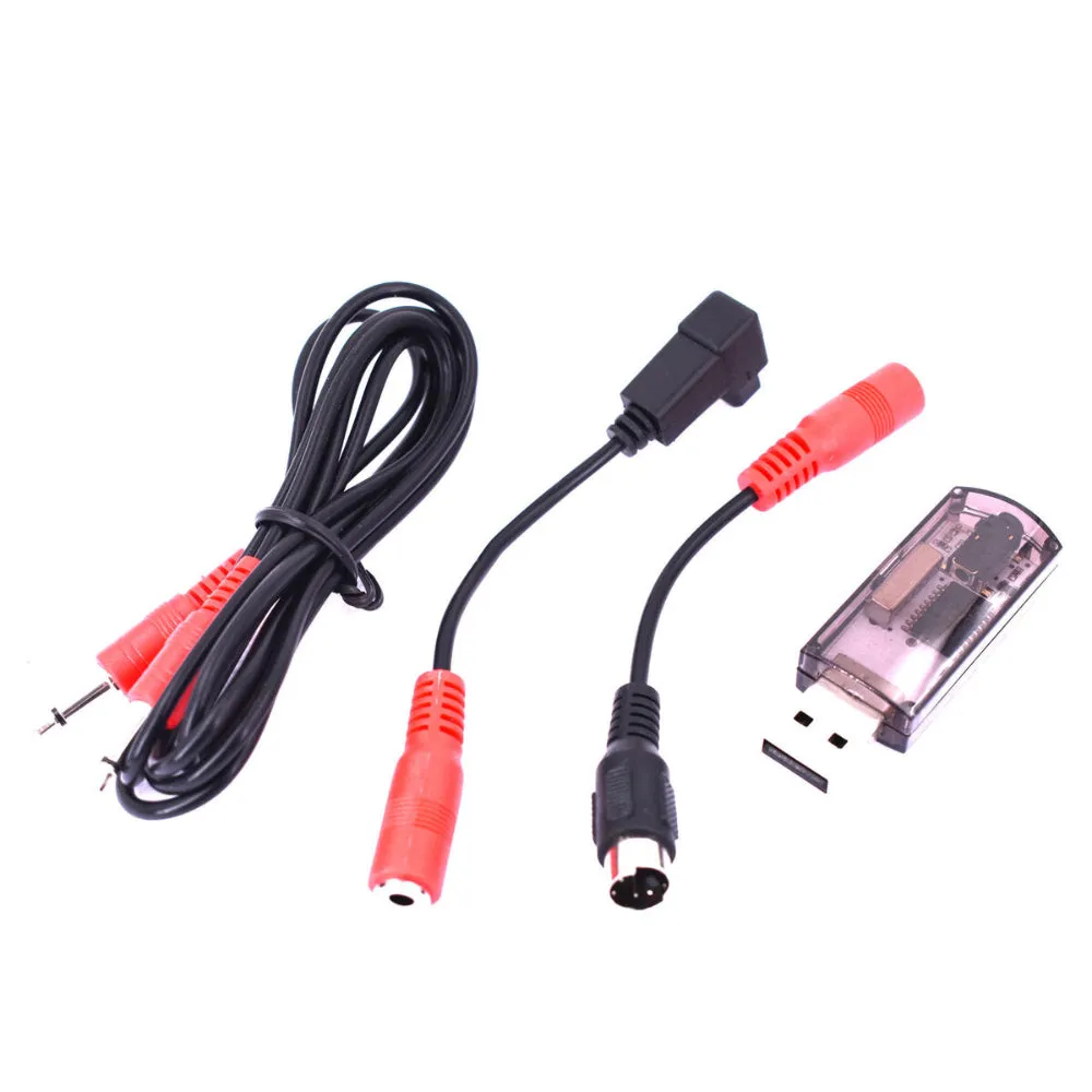 22 in1 RC USB Flight Simulator Cable for Realflight G7 G6 G5.5 G5 Without DVD