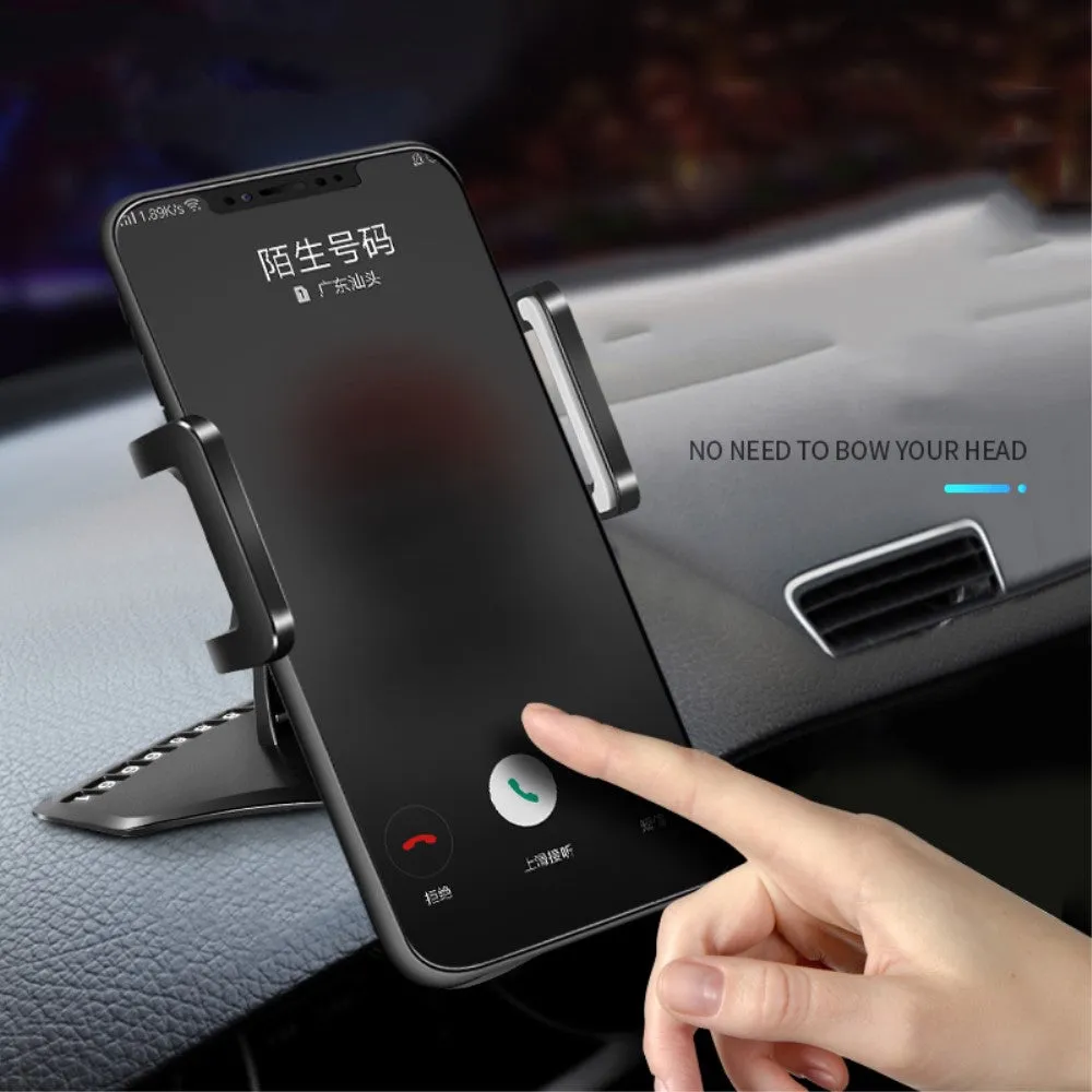 3 in 1 Car GPS Smartphone Holder: Dashboard / Visor Clamp   AC Grid Clip for Weimei Force X - Black