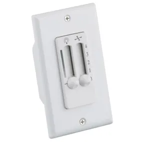 4-Speed Ceiling Fan and Light Dual-Slide Wall Control