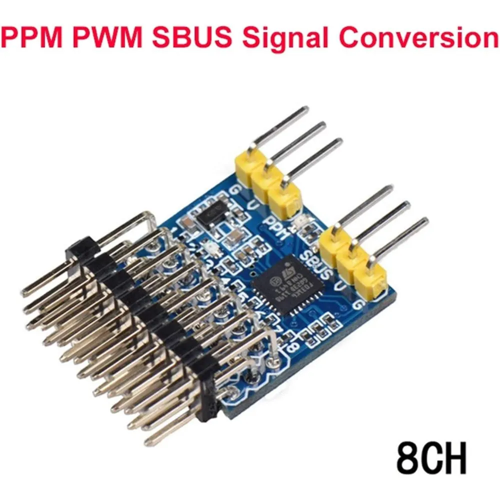8CH Receiver PWM PPM SBUS 32bit Encoder Signal Conversion Module