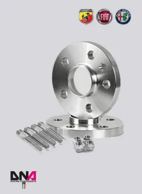 Abarth 500 / 595 / 695 Wheel Spacers Studs   Nuts Kits - Dna Racing
