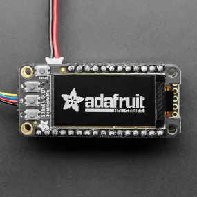 Adafruit FeatherWing OLED - 128x64 OLED Add-on For Feather