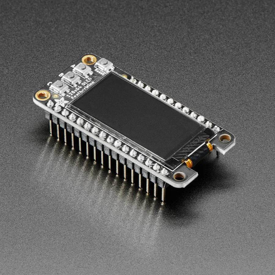 Adafruit FeatherWing OLED - 128x64 OLED Add-on For Feather