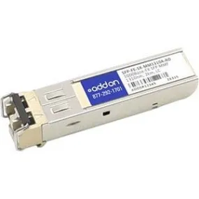 Addon Hp Sfp-Fe-Sx-Mm1310A Compatible Taa Compliant 100Base-Fx Sfp Transceiver (Mmf, 1310Nm, 2Km, Lc)