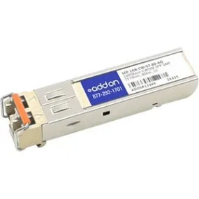 Addon Msa And Taa Compliant 1000Base-Cwdm Sfp Transceiver (Smf, 1570Nm, 80Km, Lc)