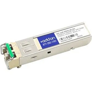 Addon Msa And Taa Compliant 1000Base-Dwdm 100Ghz Sfp Transceiver (Smf, 1541.35Nm, 80Km, Lc, Dom)