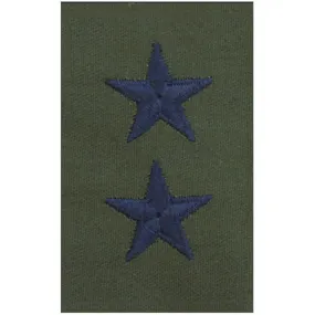Air Force Embroidered Rank: Major General - subdued fatigue (NON-REFUNDABLE)