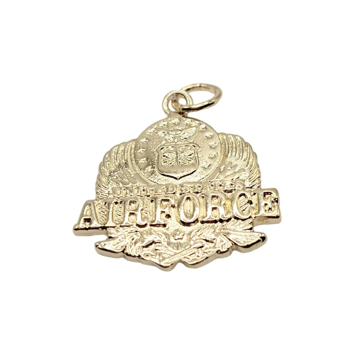 Air Force Word Logo Charm