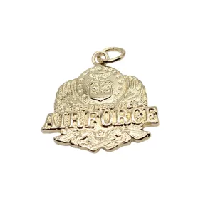 Air Force Word Logo Charm