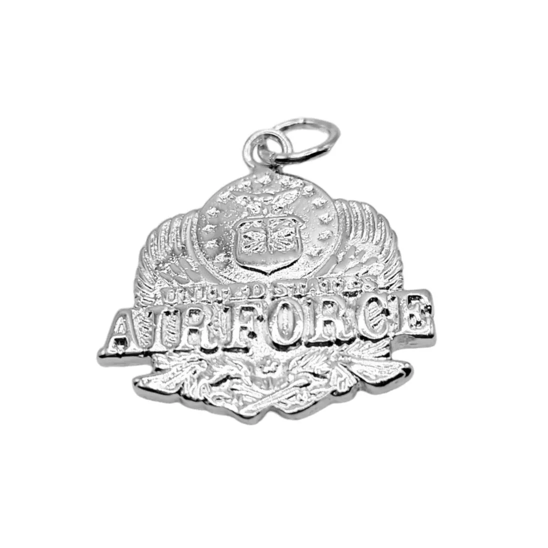 Air Force Word Logo Charm