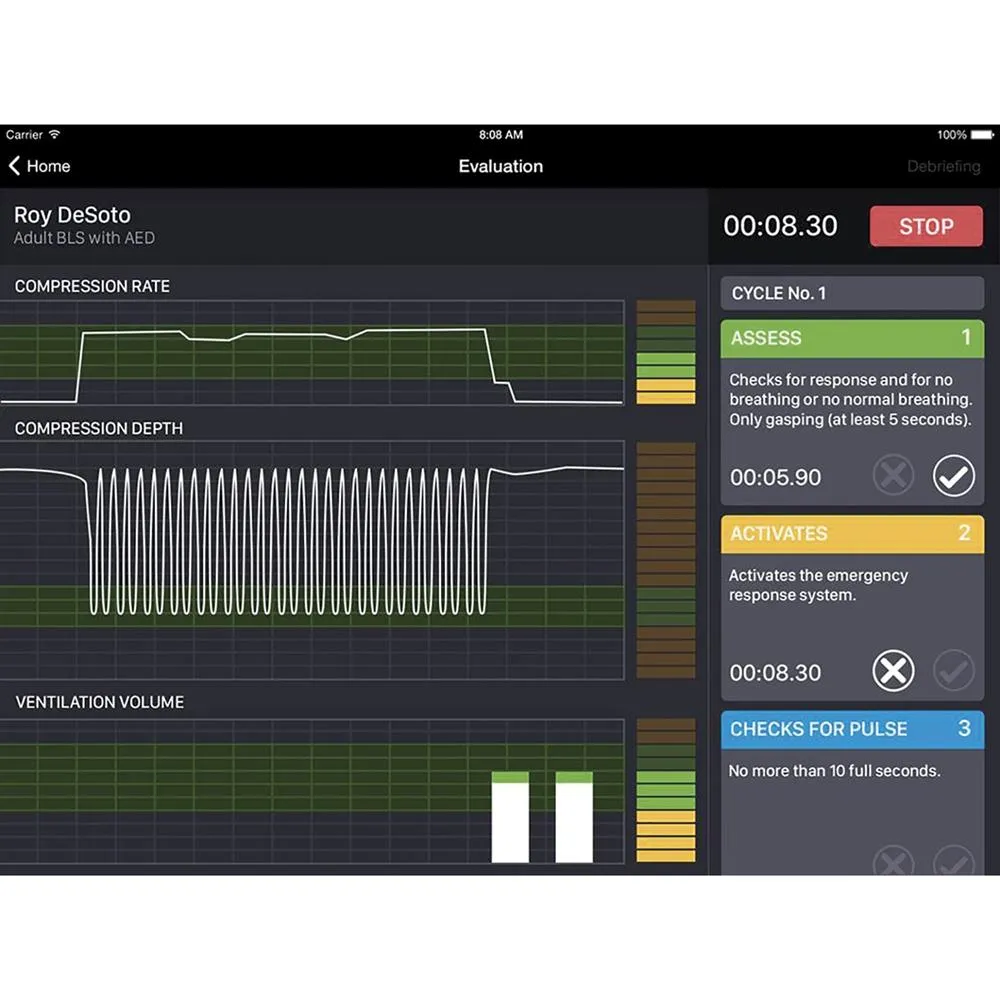Airway Larry with CPR Metrix and iPad®
