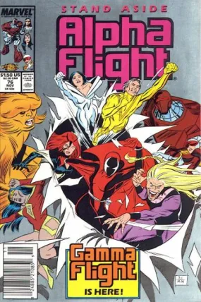 Alpha Flight # 76 Newsstand VF  (8.5)