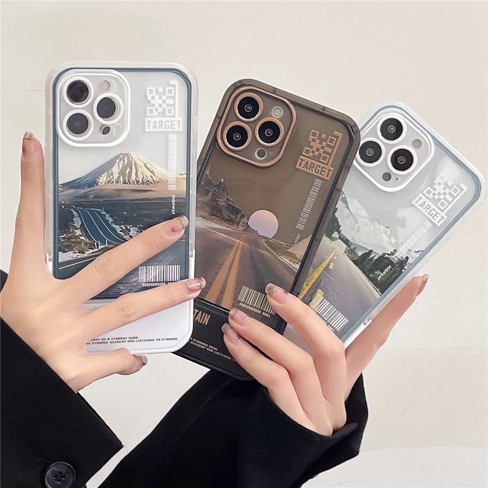 Anymob iPhone Flight Boarding Pass Invisible Wristband Bracket Phone Case Silicon Cover