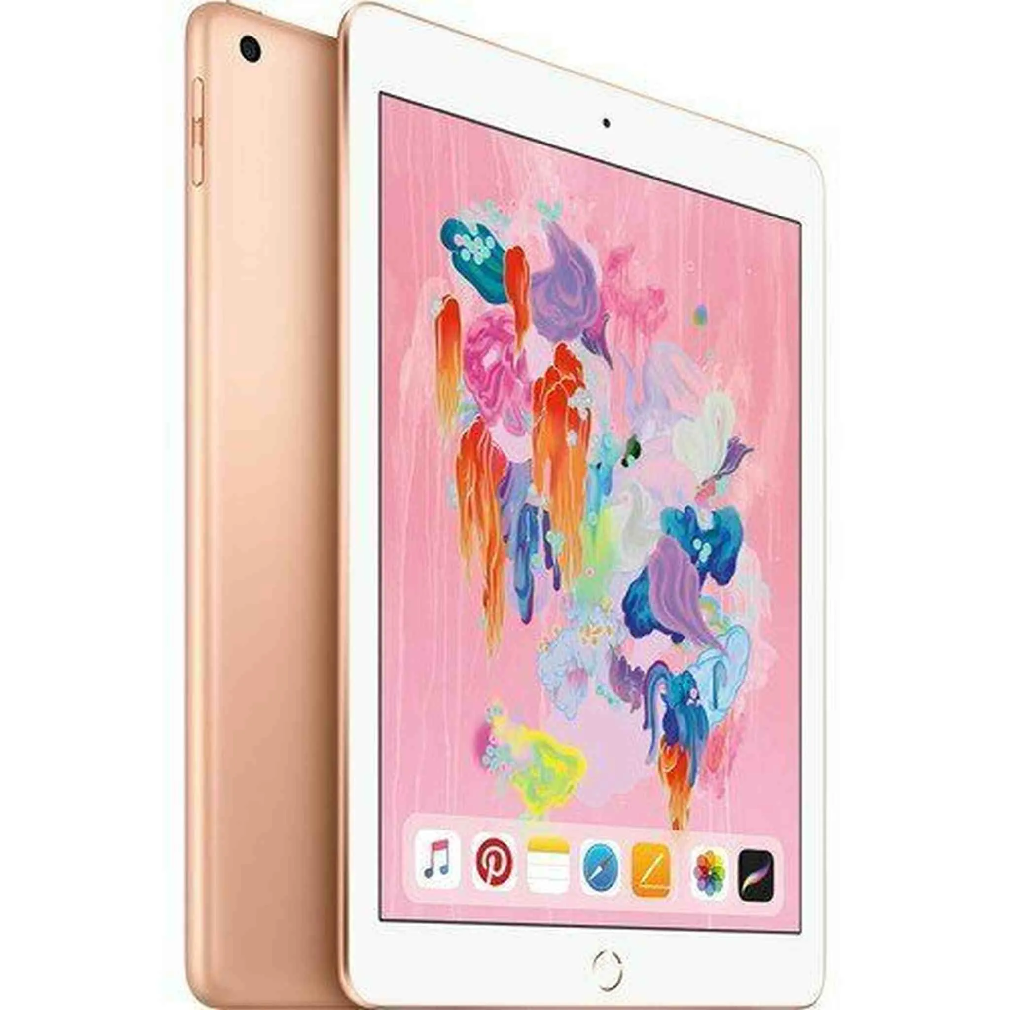 Apple 9.7" iPad Wi-Fi   Cellular 128GB 4G LTE (2018 Model) Gold