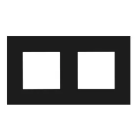 Audac CF45D Cover Frame Double (Black)