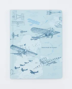 Aviation Early Flight Hardcover Notebook - Dot Grid