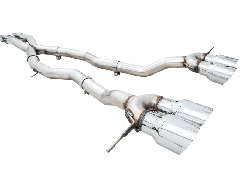 AWE Track Edition Catback Exhaust for BMW G8X M3/M4 - Chrome Silver Tips
