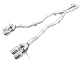AWE Track Edition Catback Exhaust for BMW G8X M3/M4 - Chrome Silver Tips