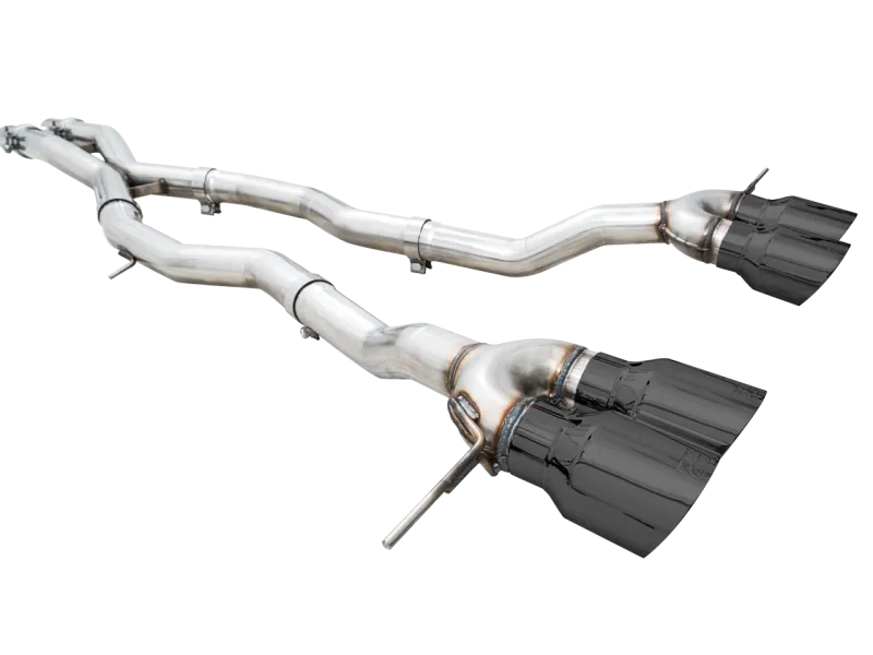 AWE Track Edition Catback Exhaust for BMW G8X M3/M4 - Diamond Black Tips