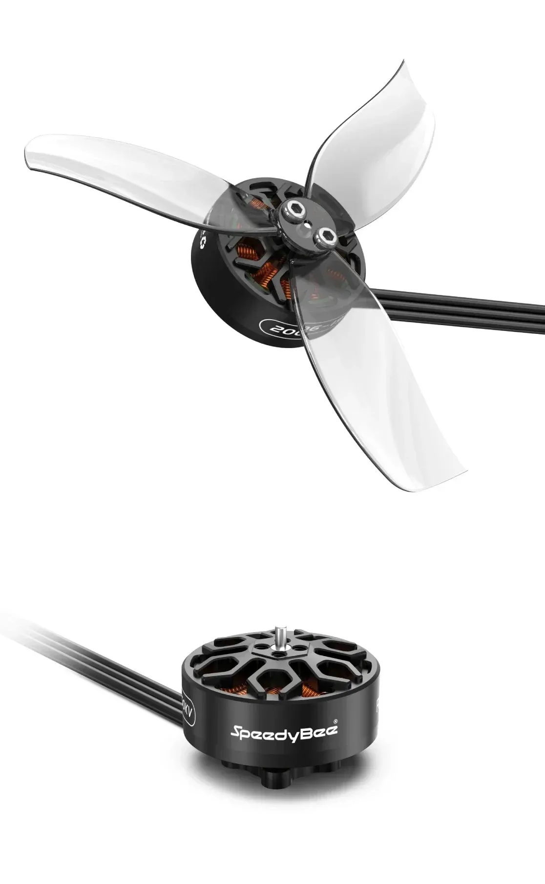 Compatible 2006-1950KV Brushless Motor for 3.5-Inch FPV Cinewhoop Drones