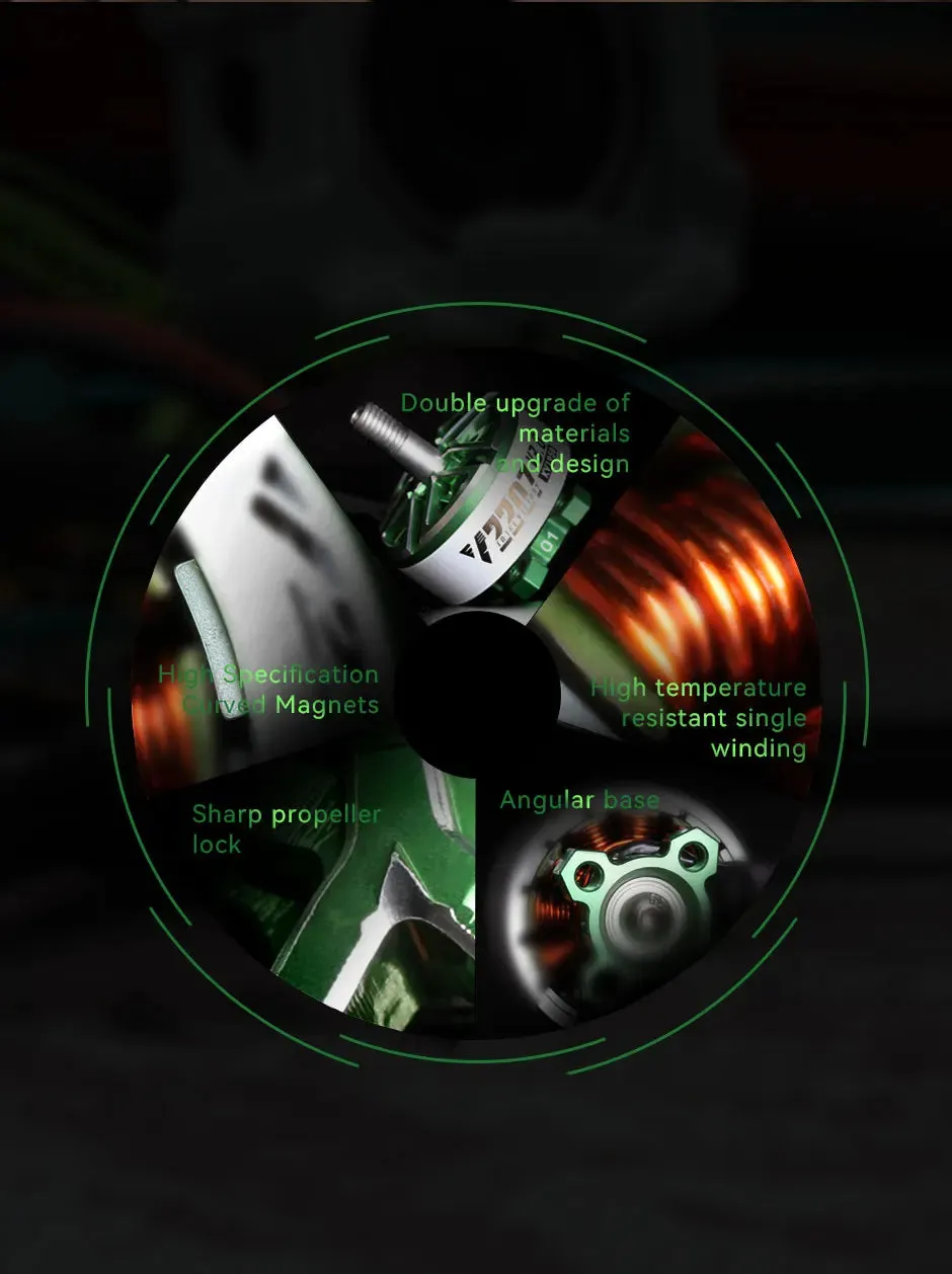 Compatible Brushless Motor 1750KV-2550KV 4S/6S for FPV Freestyle Drones