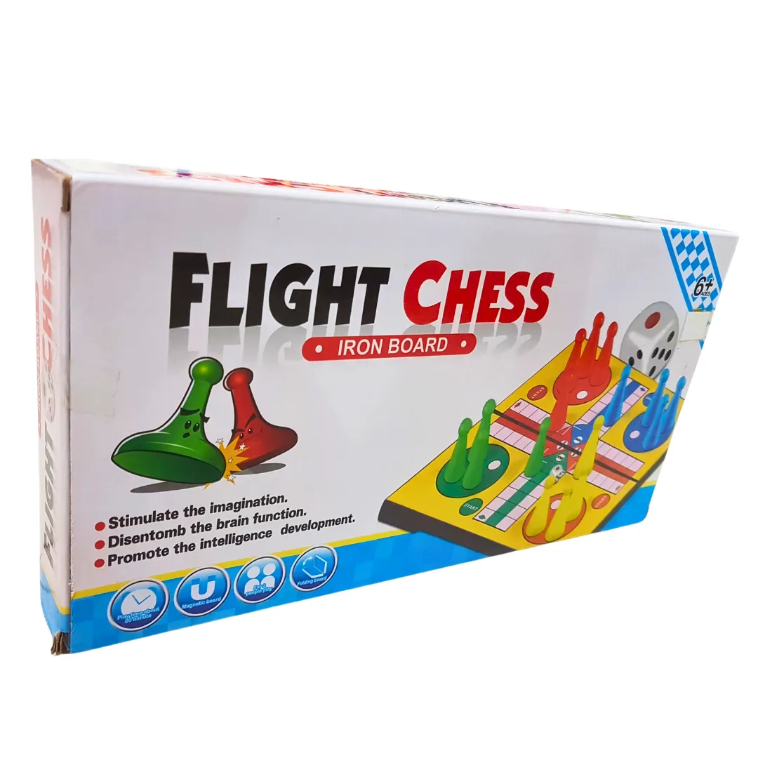 Flight Chess Iron Board Game - Stimulate Imagination & Boost Intelligence for Kids 6  Years - Brain Function Enhancement & Fun Learning