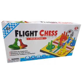 Flight Chess Iron Board Game - Stimulate Imagination & Boost Intelligence for Kids 6  Years - Brain Function Enhancement & Fun Learning