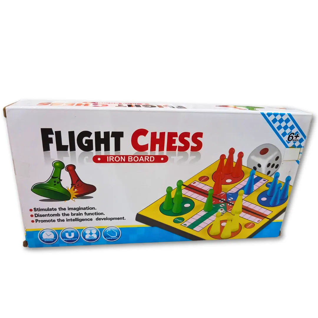 Flight Chess Iron Board Game - Stimulate Imagination & Boost Intelligence for Kids 6  Years - Brain Function Enhancement & Fun Learning