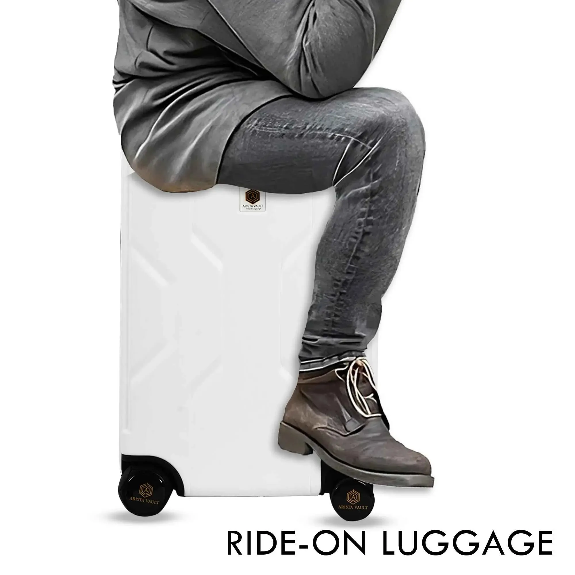 Follow Me Smart Luggage - Jarviz (White)