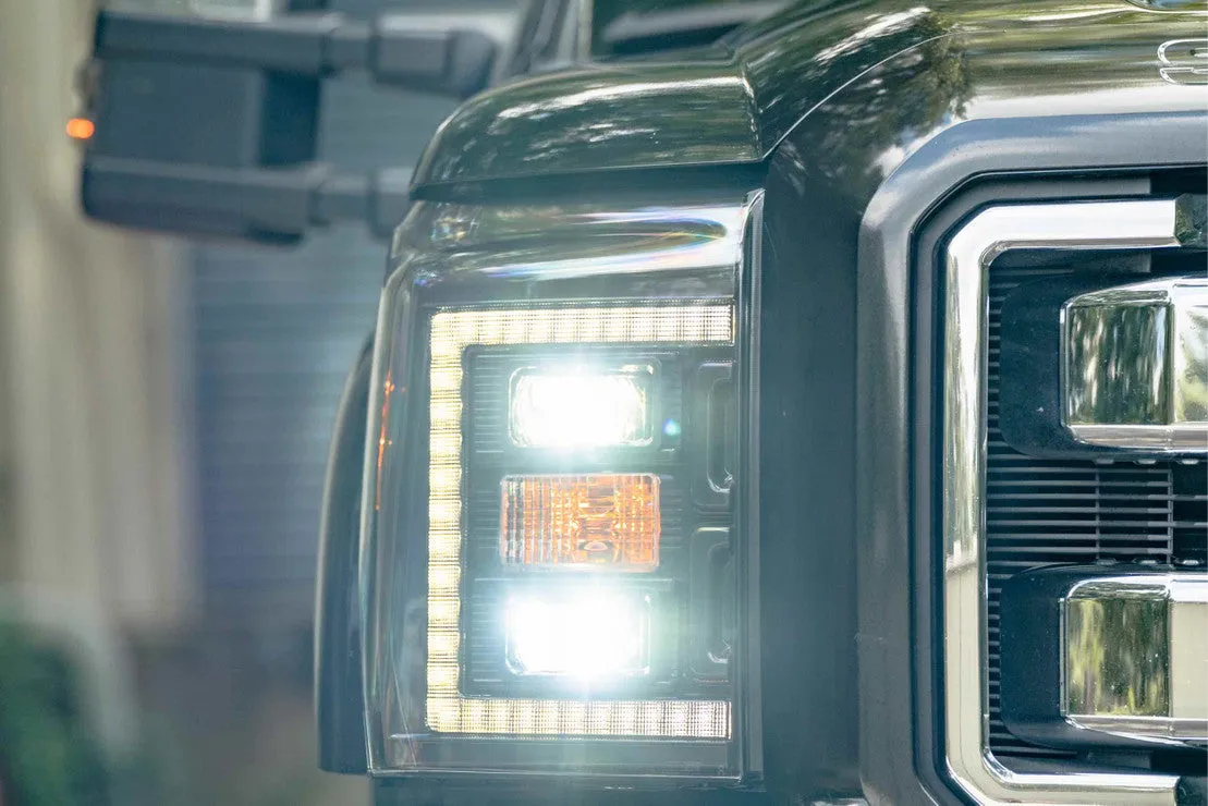 Ford Super Duty (11-16): XB Hybrid LED Headlights