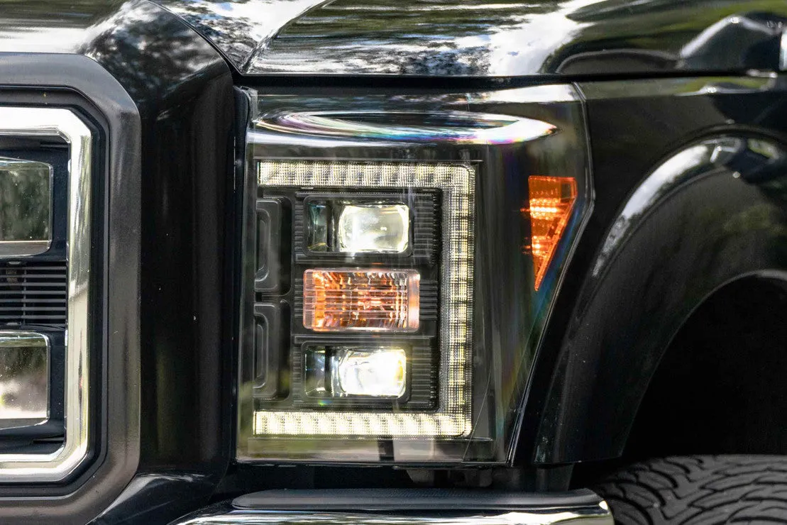 Ford Super Duty (11-16): XB Hybrid LED Headlights