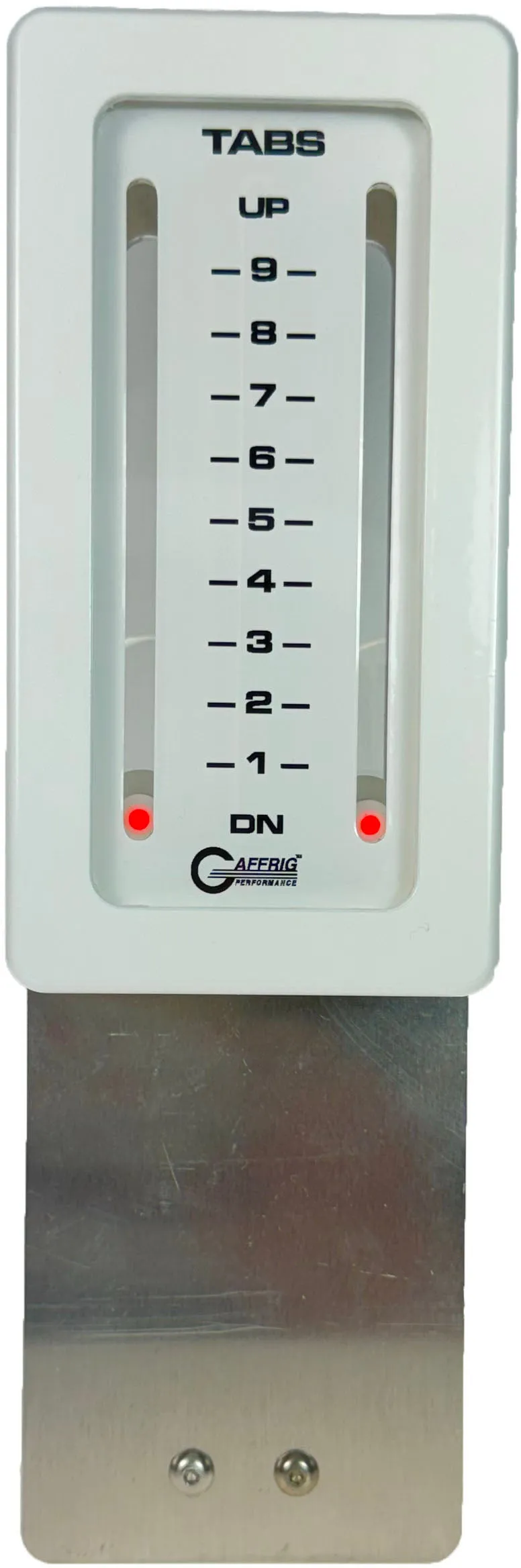 GAFFRIG PART #203 MECHANICAL INDICATOR 2 TABS - WHITE CARD