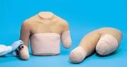 Glue-Off for Stump Bandaging Simulators