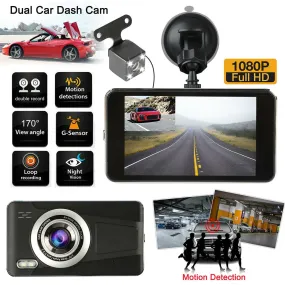 H17 4-inch Touch-screen Car Dash Cam Super Night Vision Full HD