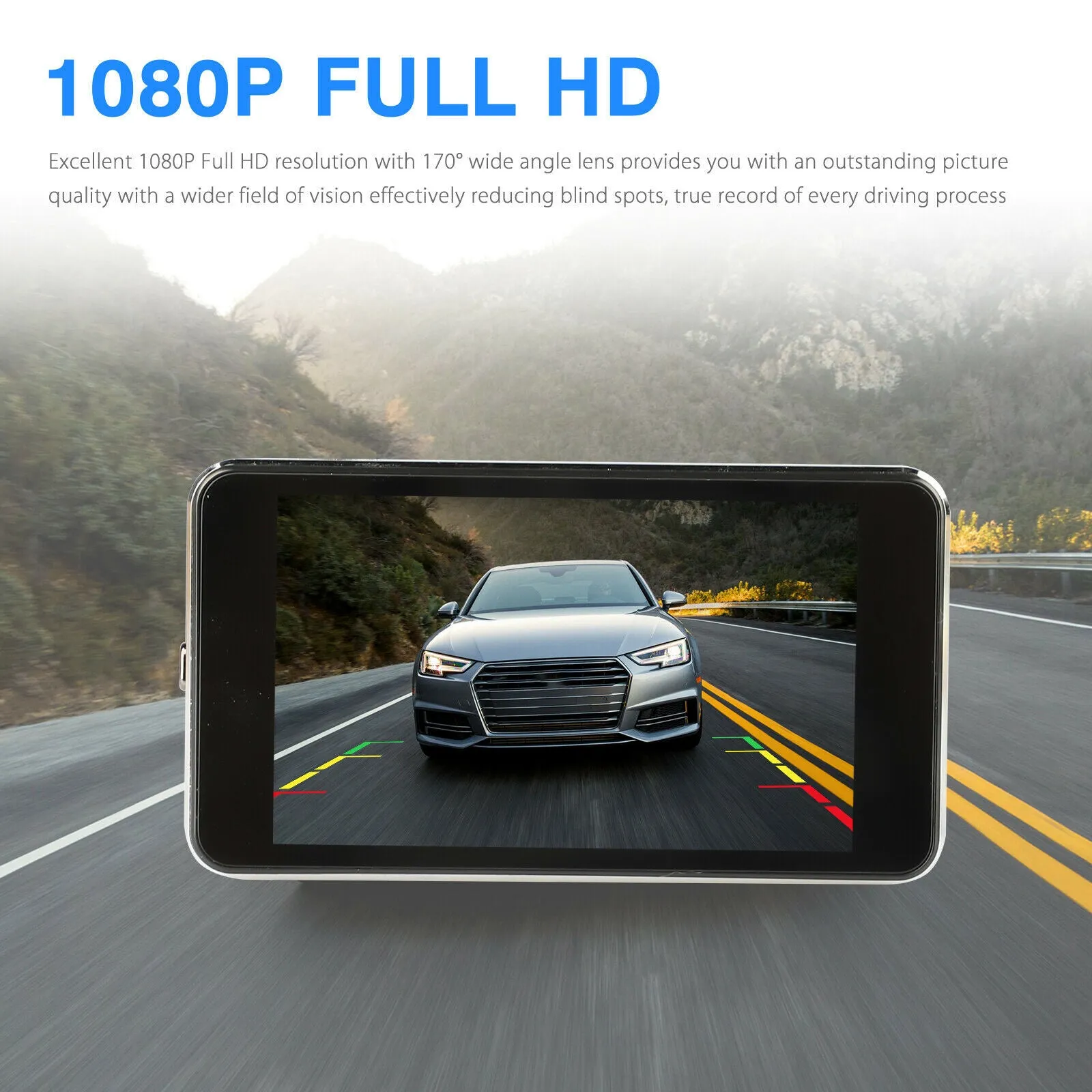 H17 4-inch Touch-screen Car Dash Cam Super Night Vision Full HD