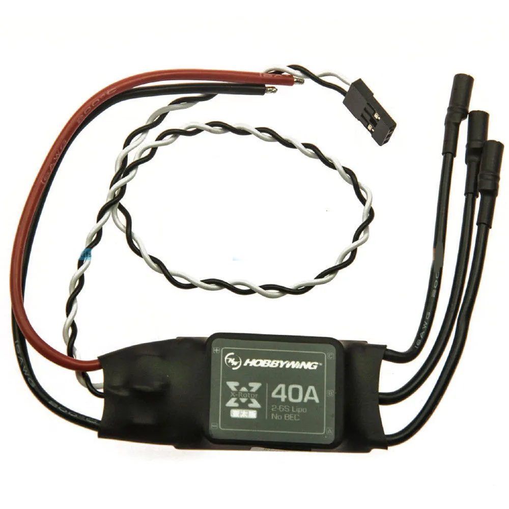 Hobbywing XRotor 40A OPTO Brushless ESC 2-6S 26g For RC Multicopters DJI HWX40A