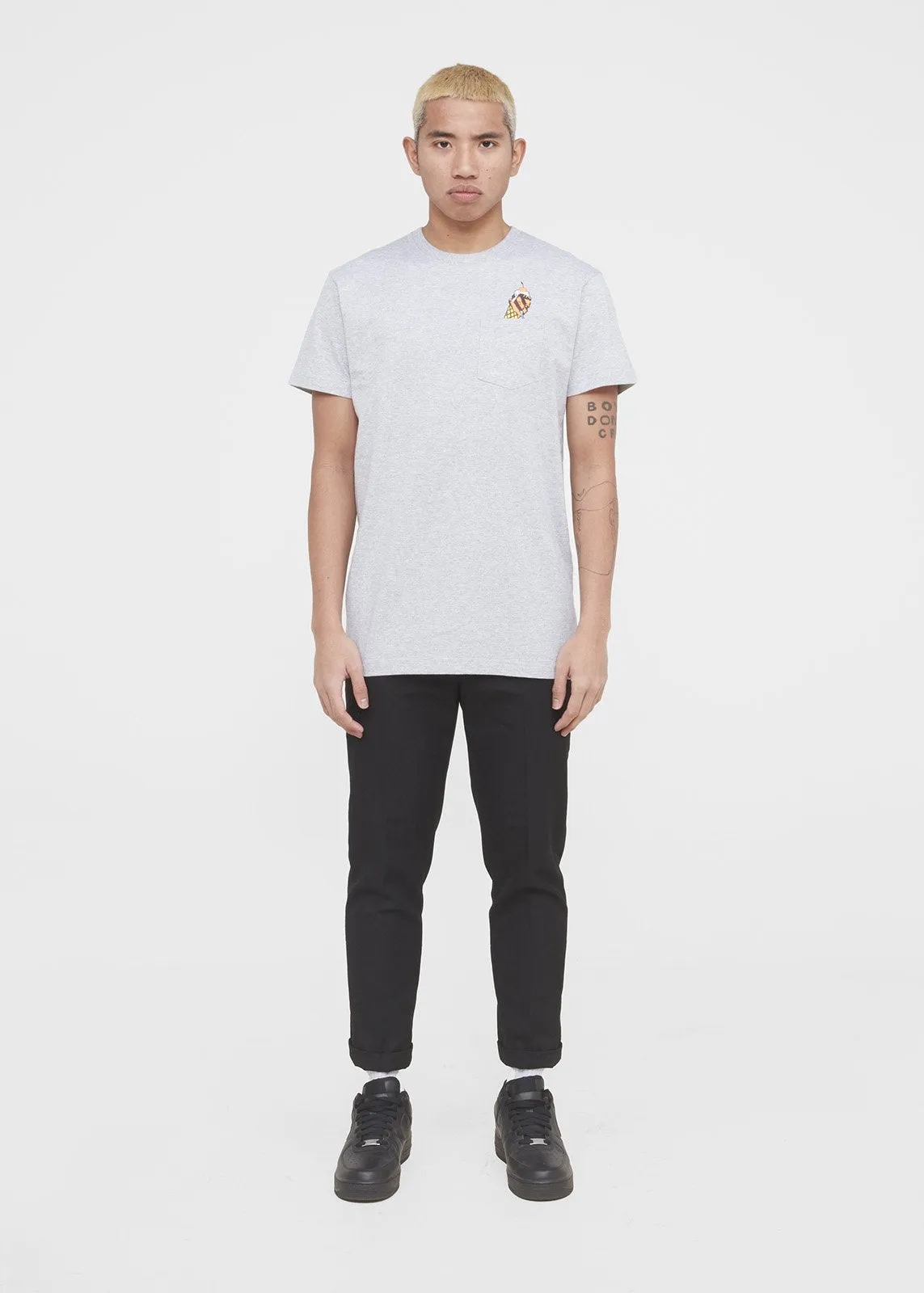 ICE CREAM: POCKET SS TEE [GREY]