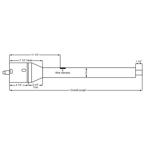 ididit Tilt Steering Column 2" Tube 30" Length Hazard/Turn Signal - Steel