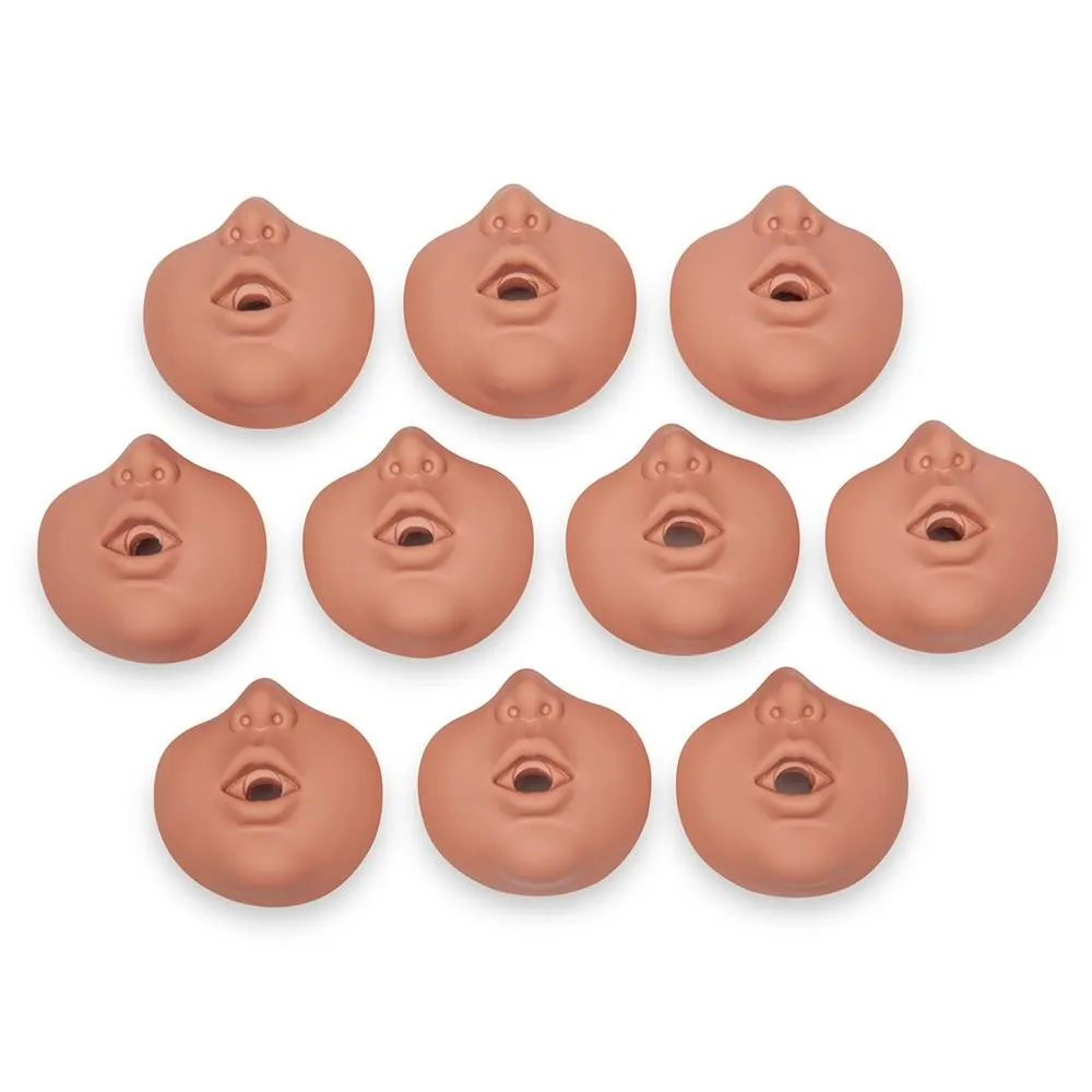 Kevin™ Infant CPR Manikin Mouth-Nosepieces - Light Skin