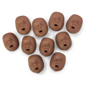 Kim™ Infant CPR Manikin Mouth-Nosepieces - Dark Skin