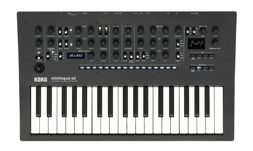 Korg minilogue XD 37-Key 4-voice Analog Synthesizer