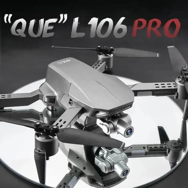 L106 PRO 4K Dual Camera 5G-WIFI 50x Zoom Drone, Simulators, 2 Axis-4K Drone