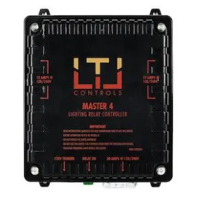 LTL MASTER 8 Eight lighting relay controls, without timer (120v & 240v Universal Plug)