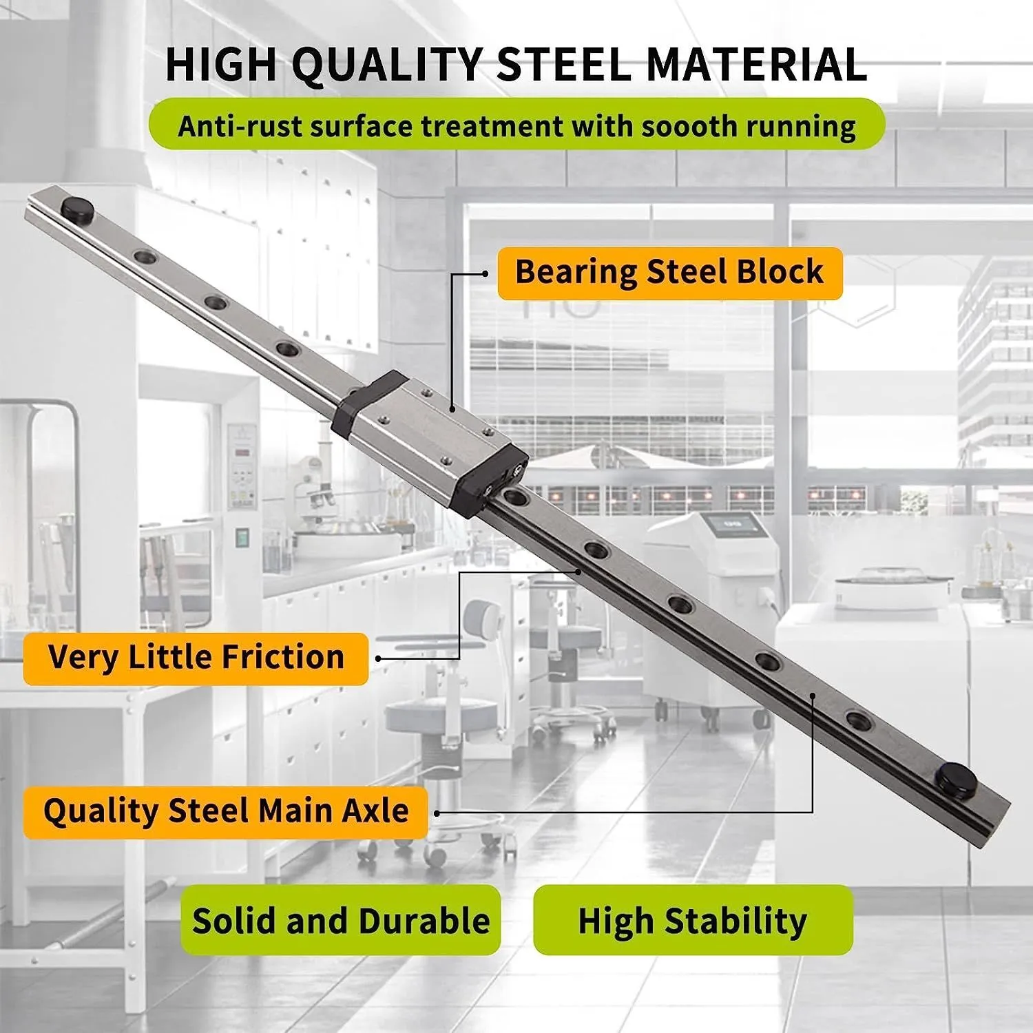 MGN12H 700mm Linear Rail Guide MGN12 Linear Rail with Stainless