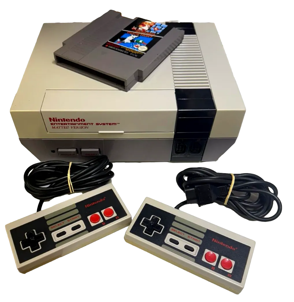 NES Nintendo Console   2 Controller PAL With Super Mario Bros Fully Recapped #7 (Preowned)