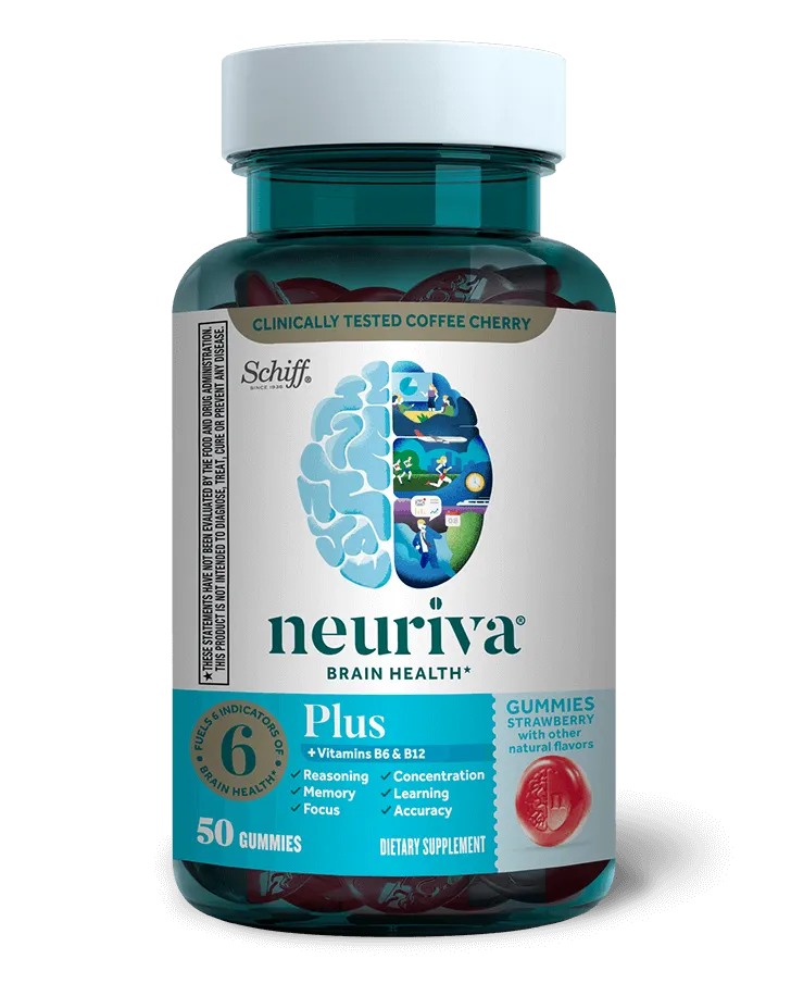 Neuriva Brain Health Strawberry Plus Gummies