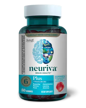 Neuriva Brain Health Strawberry Plus Gummies