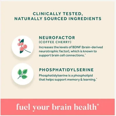 Neuriva Original, Brain Health Supplement with Coffee Cherry Extract & Phosphatidylserine