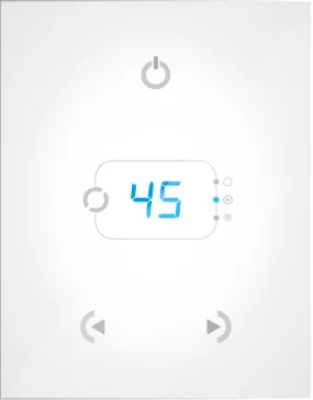 Nicolaudie Architectural STICK GA2 Wall Mounted DMX Controller (White)